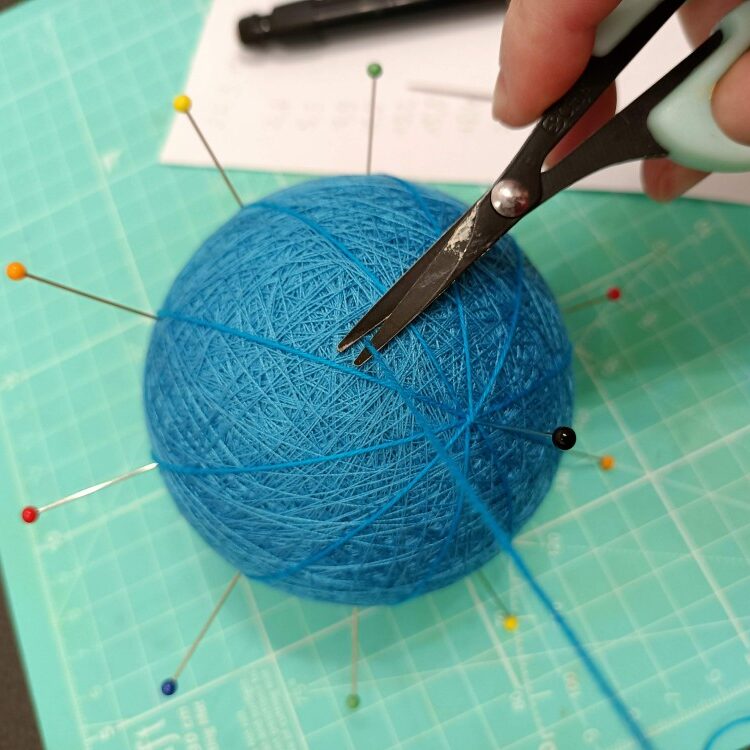 temari - obcinanie nici