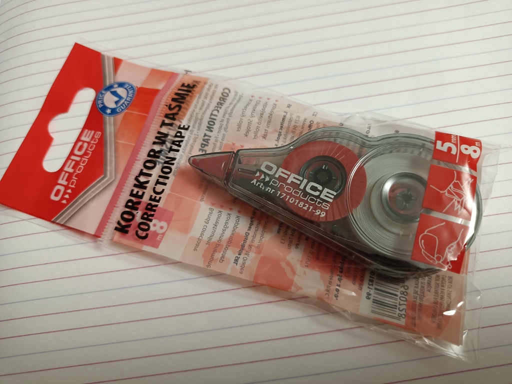 Office Products 17101821-99 - ranking korektorów w taśmie