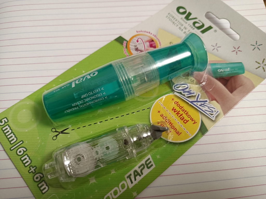 Oval QAR-506 - dobry korektor w taśmie