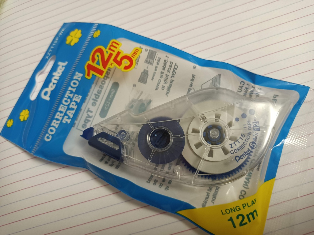 Pentel ZTT15 porównanie korektorów