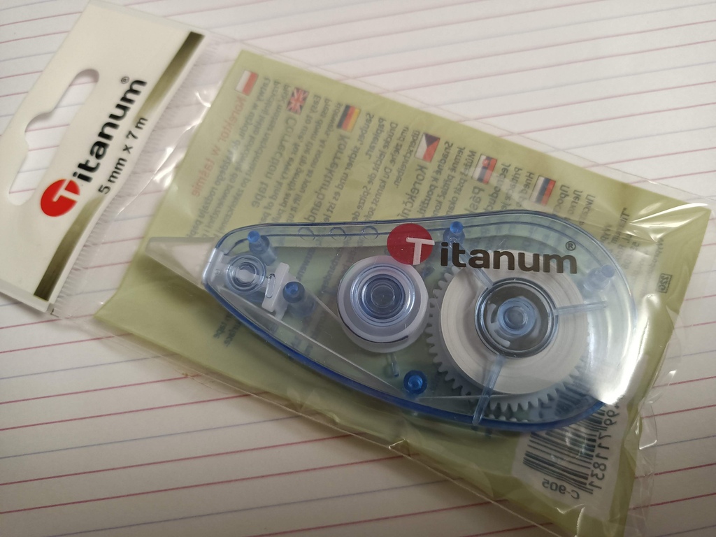 Titanum C905 ranking korektorów w taśmie