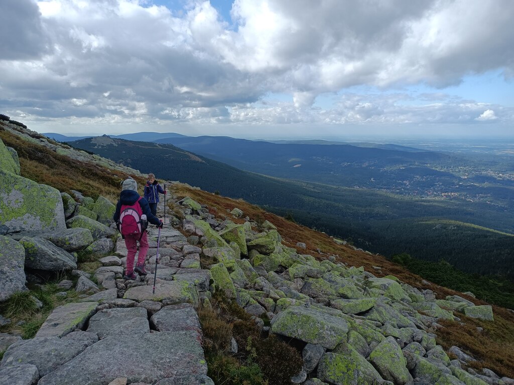 Karkonosze z siedmiolatkiem
